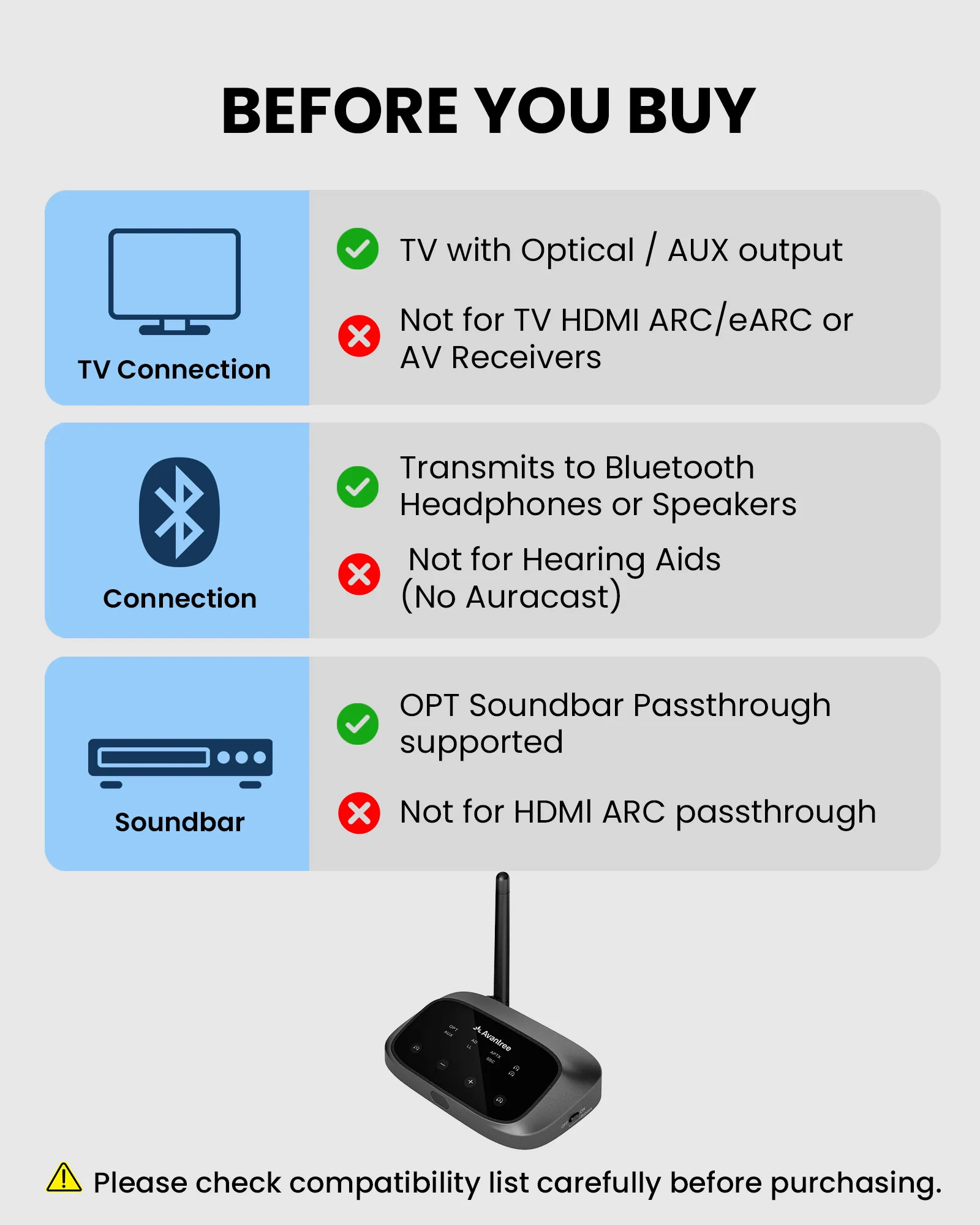 Avantree Oasis Plus 2 Bluetooth TV Transmitter - Image 3